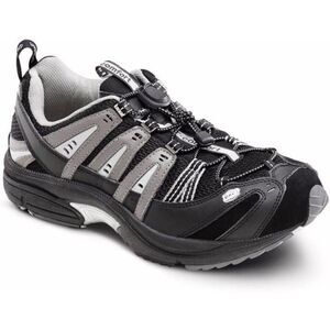 Dr. Comfort Performance Black Leather Therapeutic Sneakers Shoe Men's Size 8.5